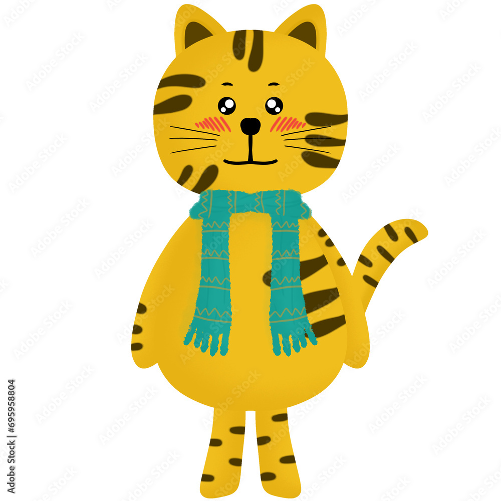 Fototapeta premium Cute cartoon 