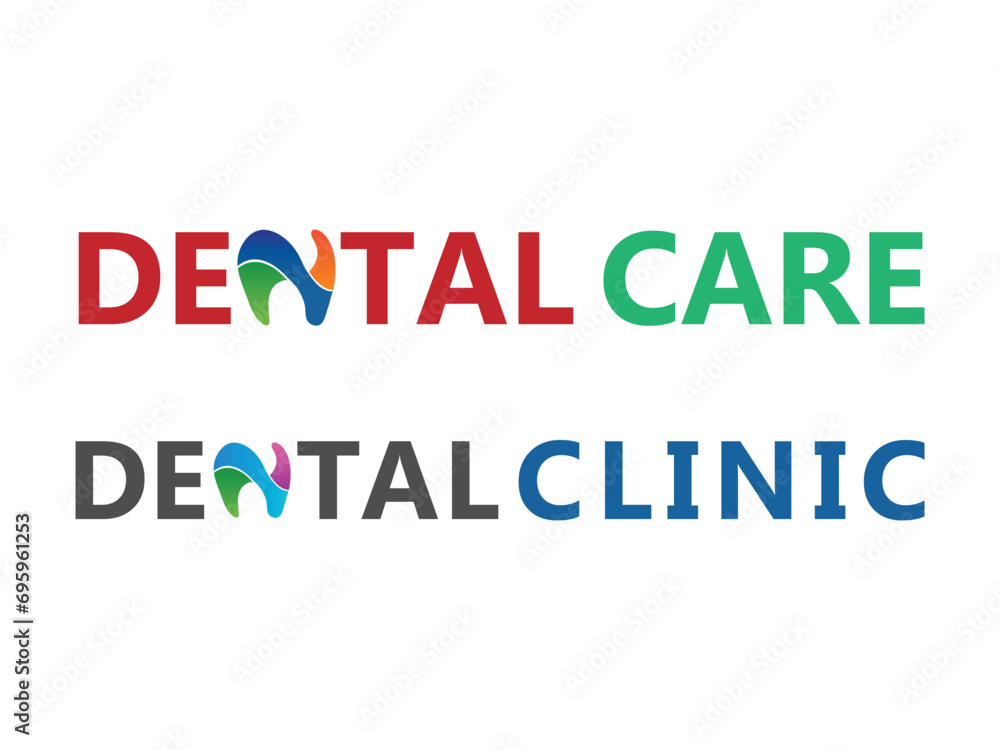 Dental Care logo vector template, vector Dental Clinic logo design