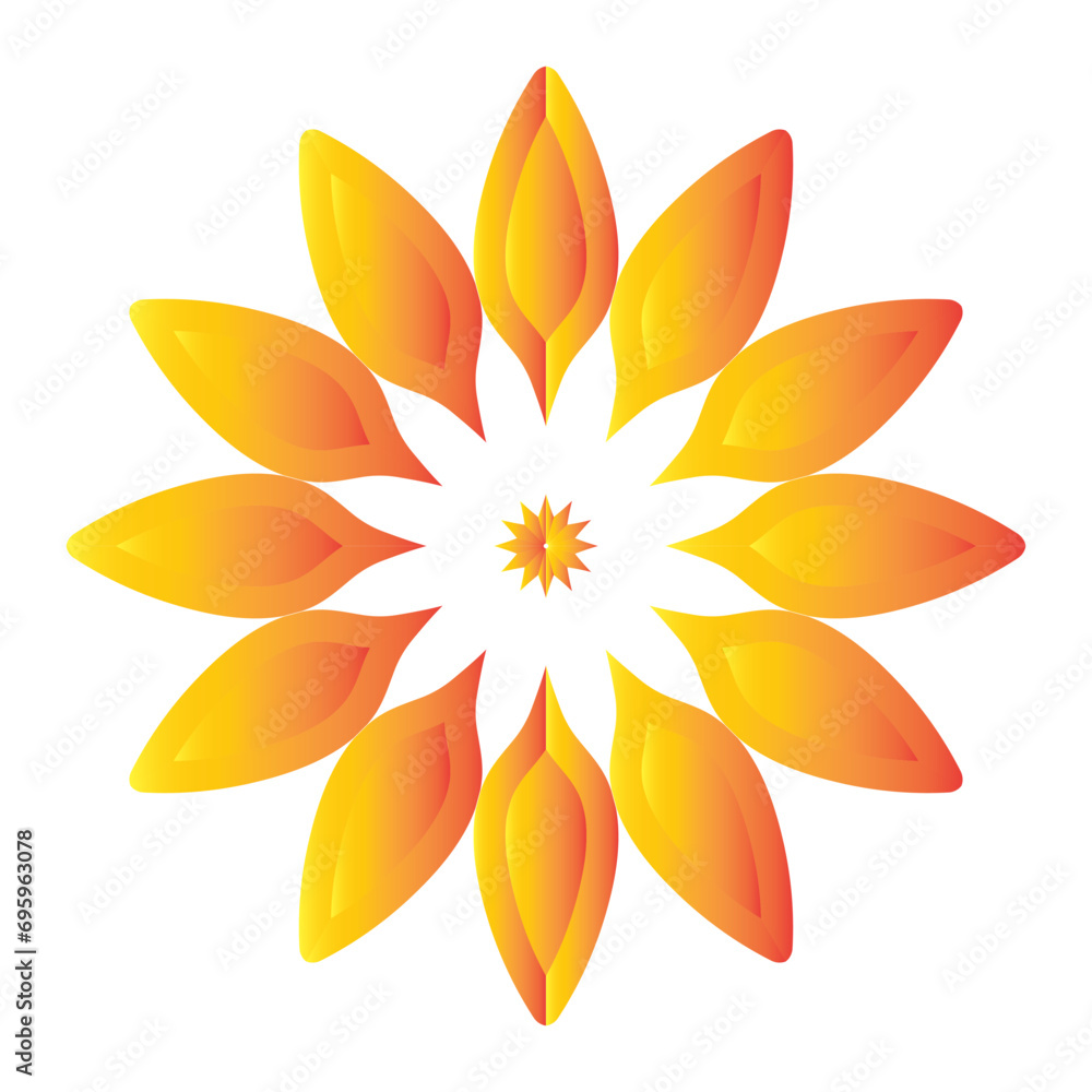 Fototapeta premium Beautiful decoration ornament mandala design