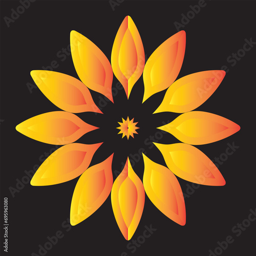 Beautiful decoration ornament mandala design