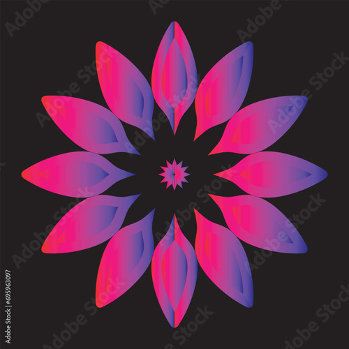 Beautiful decoration ornament mandala design