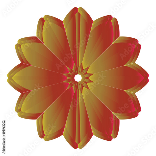 Beautiful decoration ornament mandala design