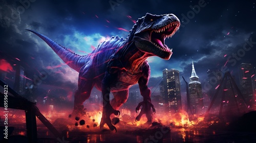Dinosaur Apocalypse in the City