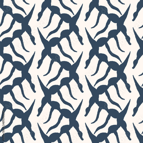 Seamless pattern with a simple abstract drawing