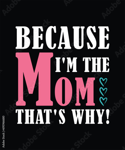 Mom loves mother s day t-shirt design