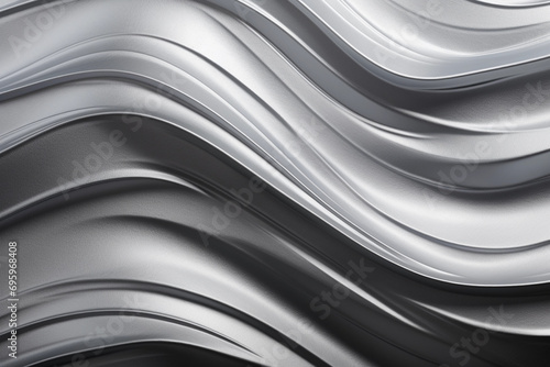 Metallic or Silky Texture: Wavy Lines with Light and Shadow