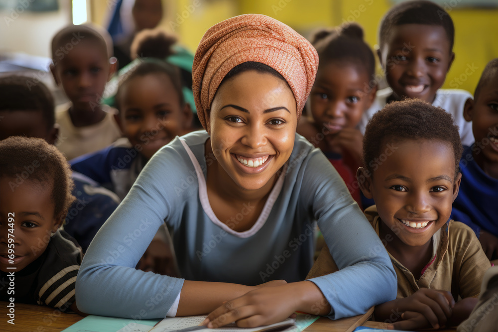 Children in an African Educational Setting Children in an African Educational Setting