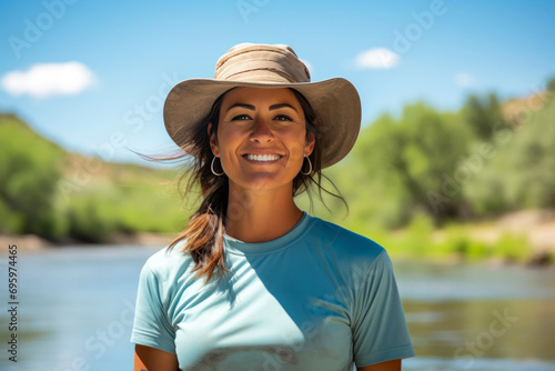 Sunny River Serenity: Fly Fishing Elegance