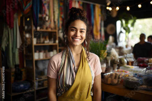 Ethnic Businesswoman. Successful Small Business Ownership © Bojan