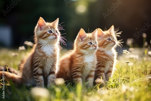 Lovely Pet Cats Showcasing Cuteness © Bojan