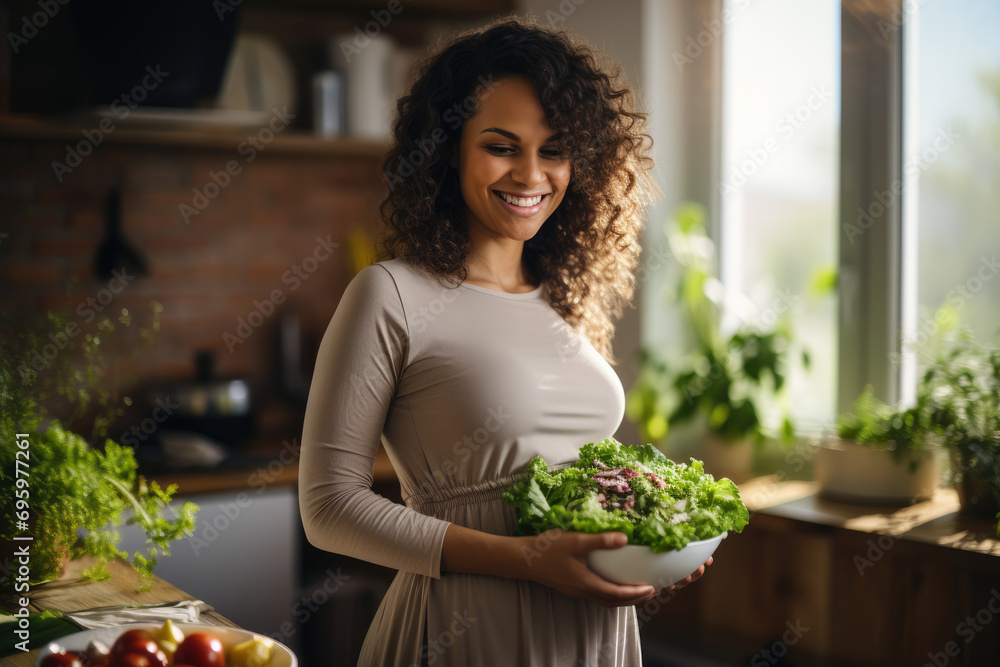 Homemade Salad Joy in the Family Kitchen