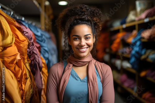 Ethnic Businesswoman. Successful Small Business Ownership