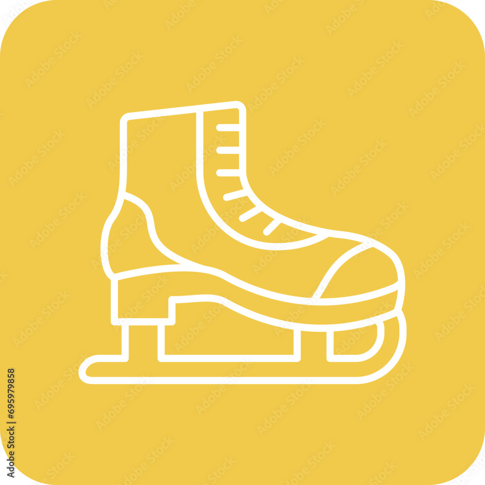 Ice skate Icon Ice skate Icon