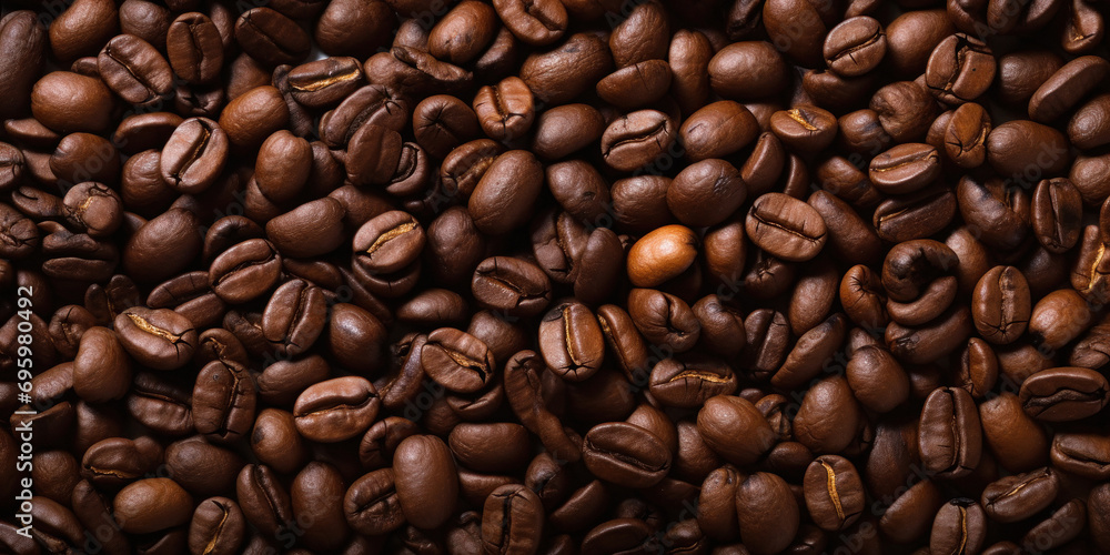 Fresh brown and Roasted coffee beans. Fresh brown and Roasted coffee beans.