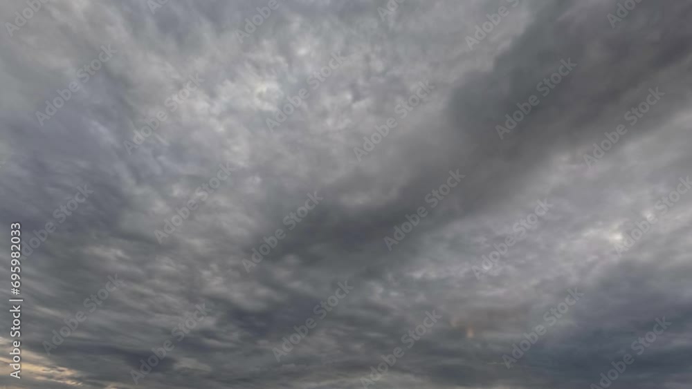 timelapse clip backdrop - cute nebulosity natural scene - loop video