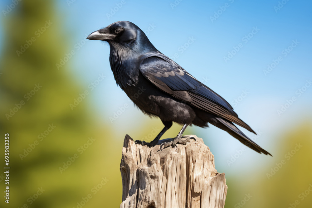 crow on a fence crow on a fence