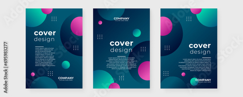 Colorful colourful cover design abstract with shapes. Creative templates for report, corporate, ads, branding, banner, cover, label, poster, sales photo