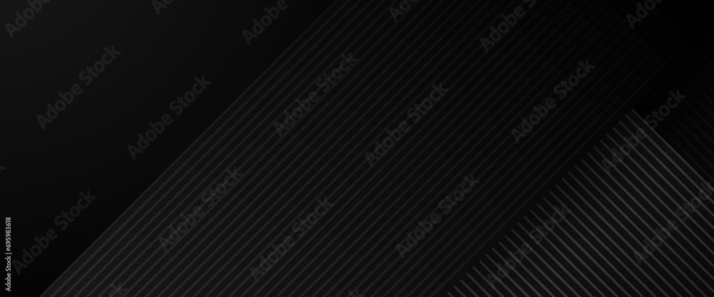 Black vector abstract line modern tech geometric banner. Creative banner for report, corporate, ads, branding, banner, cover, label, poster, sales Black vector abstract line modern tech geometric banner. Creative banner for report, corporate, ads, branding, banner, cover, label, poster, sales