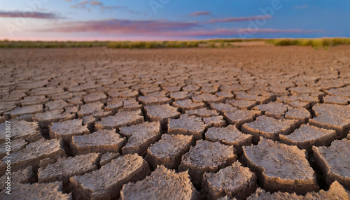 dry soil in the desert