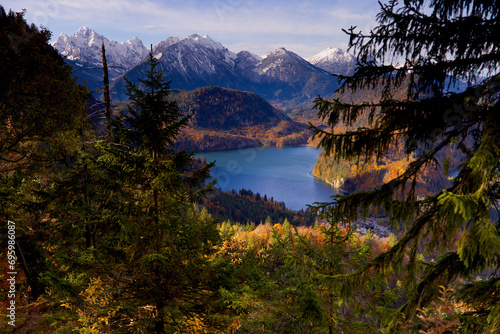 Image of autumn near Fussen in Bavaria photo