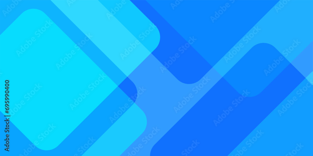 Abstract blue geometric background. Dynamic shapes composition. Cool background design for posters. Vector illustration. - obrazy, fototapety, plakaty 