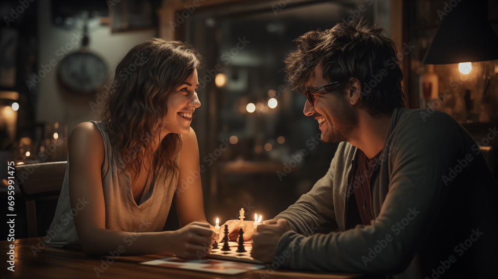 Strategic Chess Game of Love Cinematic Strategic Chess Game of Love Cinematic