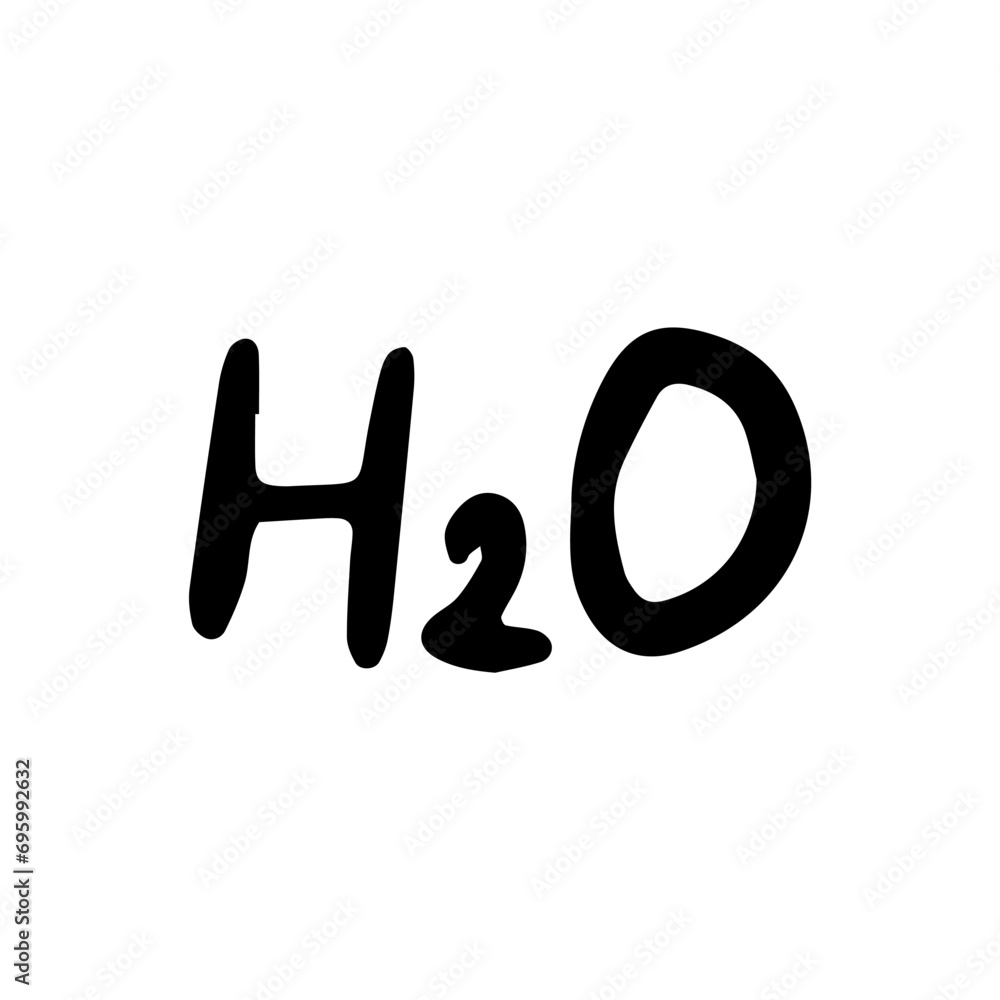 Chemical formula. Vector doodle illustration. Education element. Chemical formula. Vector doodle illustration. Education element.