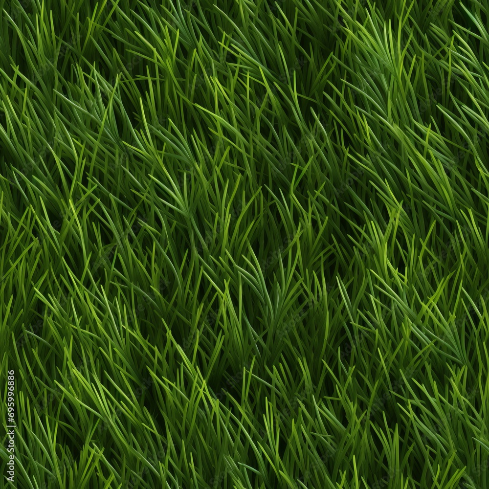 Serene and picturesque seamless top view grass pattern for captivating background design Serene and picturesque seamless top view grass pattern for captivating background design