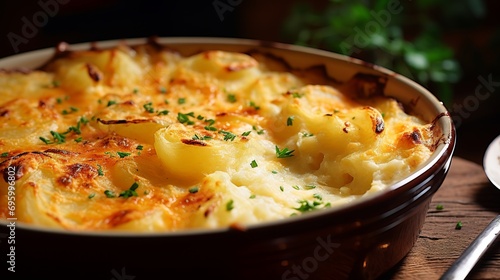 creamy melty potato casserole photo