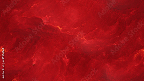 Fond de couleur rouge, matière, particules rouges. Fumée, mouvement, poussière, flou. Fond pour bannière, création et conception graphique.