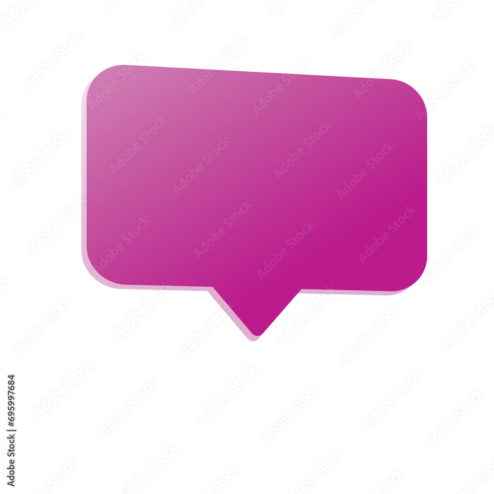 3d chat bubble icon PNG illustration. stylize dialogue symbol isolated in transparent Background 3d chat bubble icon PNG illustration. stylize dialogue symbol isolated in transparent Background