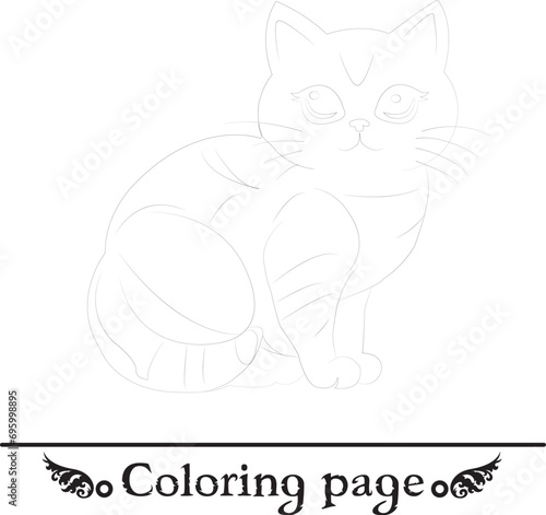 Black and white Cat | Cat Sketch | Drawing a cat