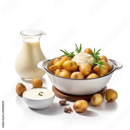 Baby Potatoes w Chicken Cream Gravy