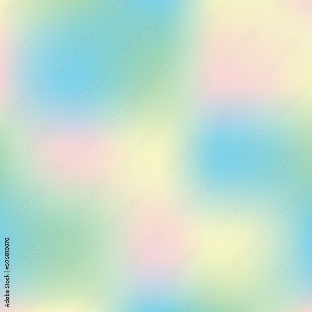Obraz premium abstract colorful background. blue green yellow peach pastel kids light rainbow happy spring color gradiant illustration. blue green yellow peach color gradiant background 