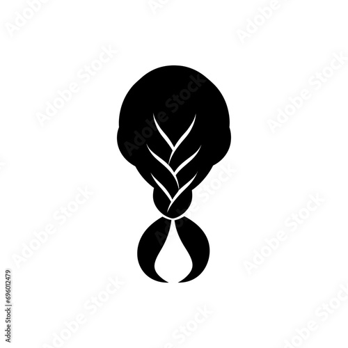 Hair braiding icon