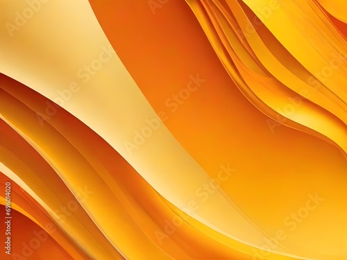 abstract background with smooth lines in Marigold tones