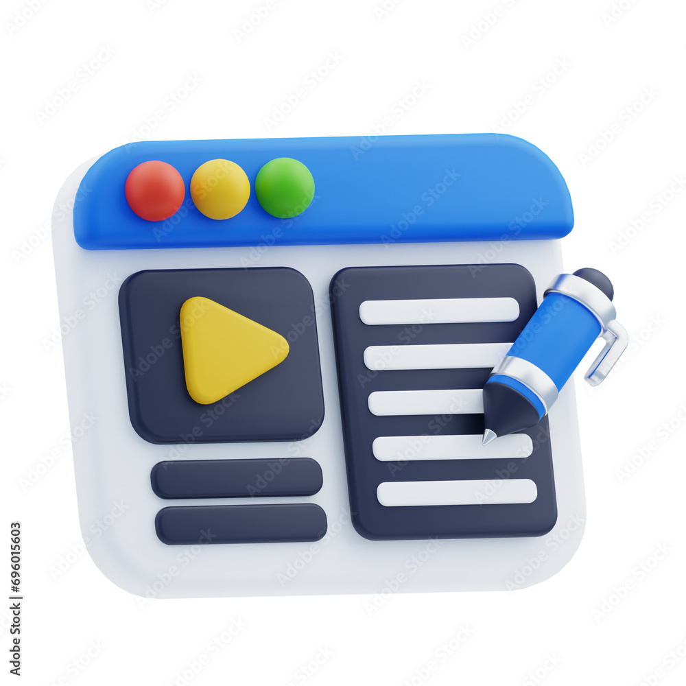 Online Course 3D illustrations Online Course 3D illustrations