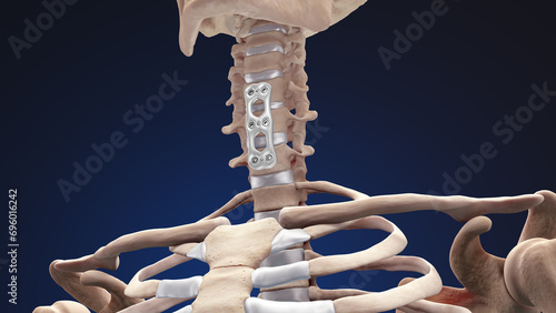 Orthopedic Spine Fixation Spinal Fixator Anterior Cervical Plate	
