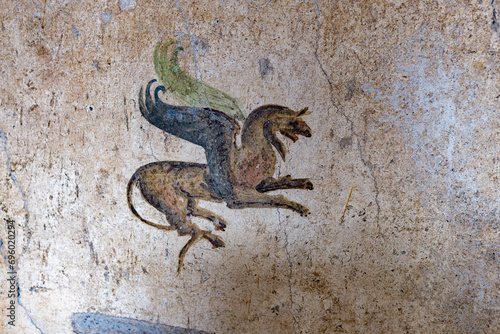Fotografija Pompeii Naples Italy, along with Herculaneum and many villas in the surrounding area (e