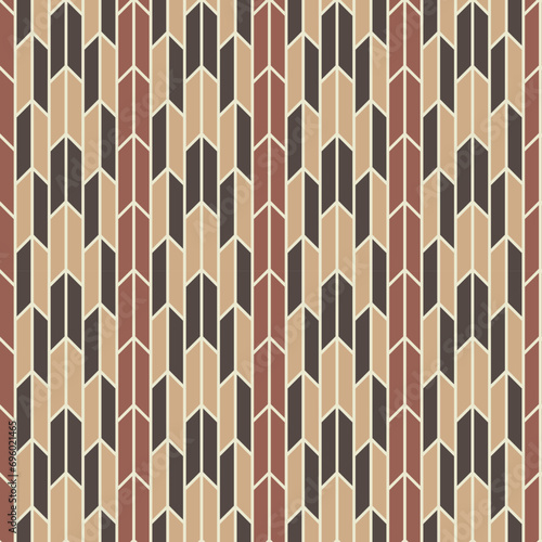 Seamless a large checked pattern with notched corners suggestive of a canine tooth.