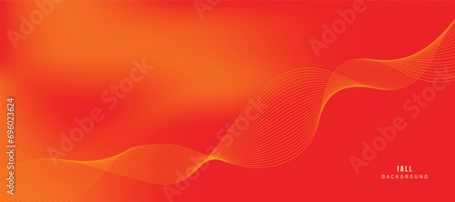 Fall gradient background. Abstract blurred background in red, orange and yellow tones. Autumn colors vector illustration. Autumn colors theme. Abstract Vector Background