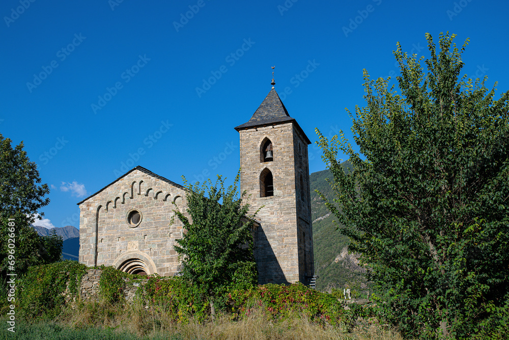 Within Lleidas Valley de Bohi, the Santa Maria de Assumpcio Church stands, a testament to meticulous Romanesque craftsmanship from the 12th century.