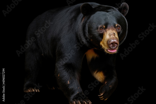 Malayan Sun Bear in its natural habitat