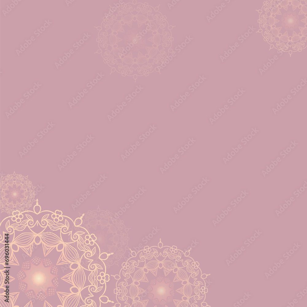 Decorative Illustrations, Seamless background, abstract floral frame on a pink background, greeting cards, invitations, weddings, birthdays, parties, Valentine's Day, Vector Illustration Decorative Illustrations, Seamless background, abstract floral frame on a pink background, greeting cards, invitations, weddings, birthdays, parties, Valentine's Day, Vector Illustration