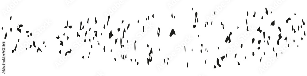Grainy noise for overlay with sharp corners and jagged edges. Vector set of black small dots and spots isolated on a transparent background. Vintage grunge design element Grainy noise for overlay with sharp corners and jagged edges. Vector set of black small dots and spots isolated on a transparent background. Vintage grunge design element