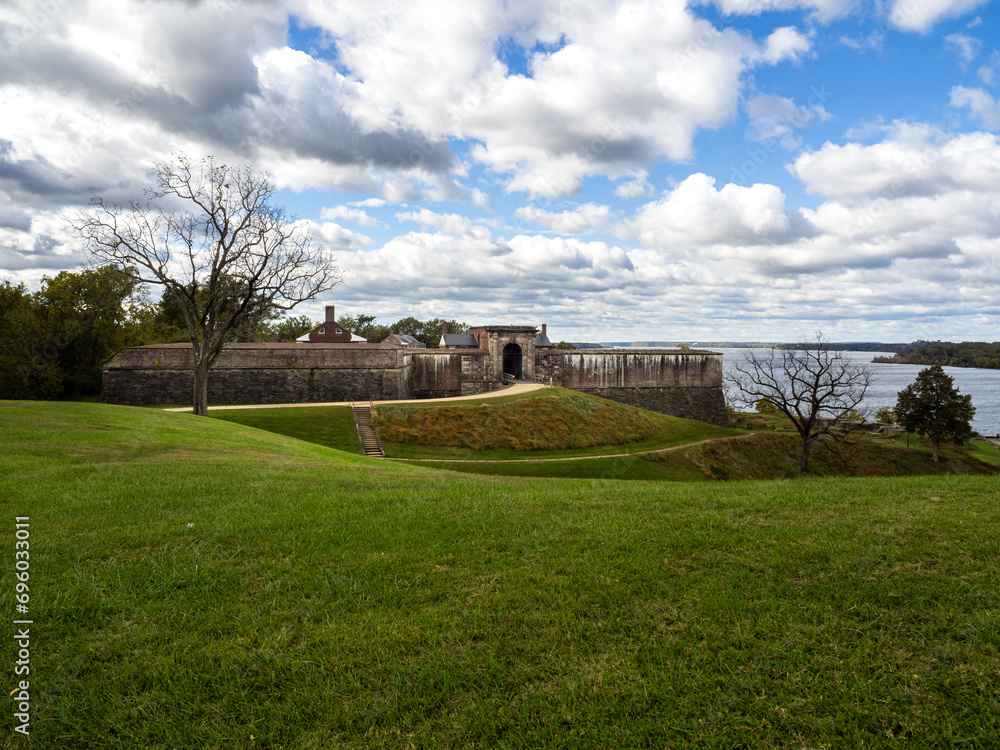 Fort Washington, Virginia, overlooking the Potomac River, the entrance to Washington D.C.