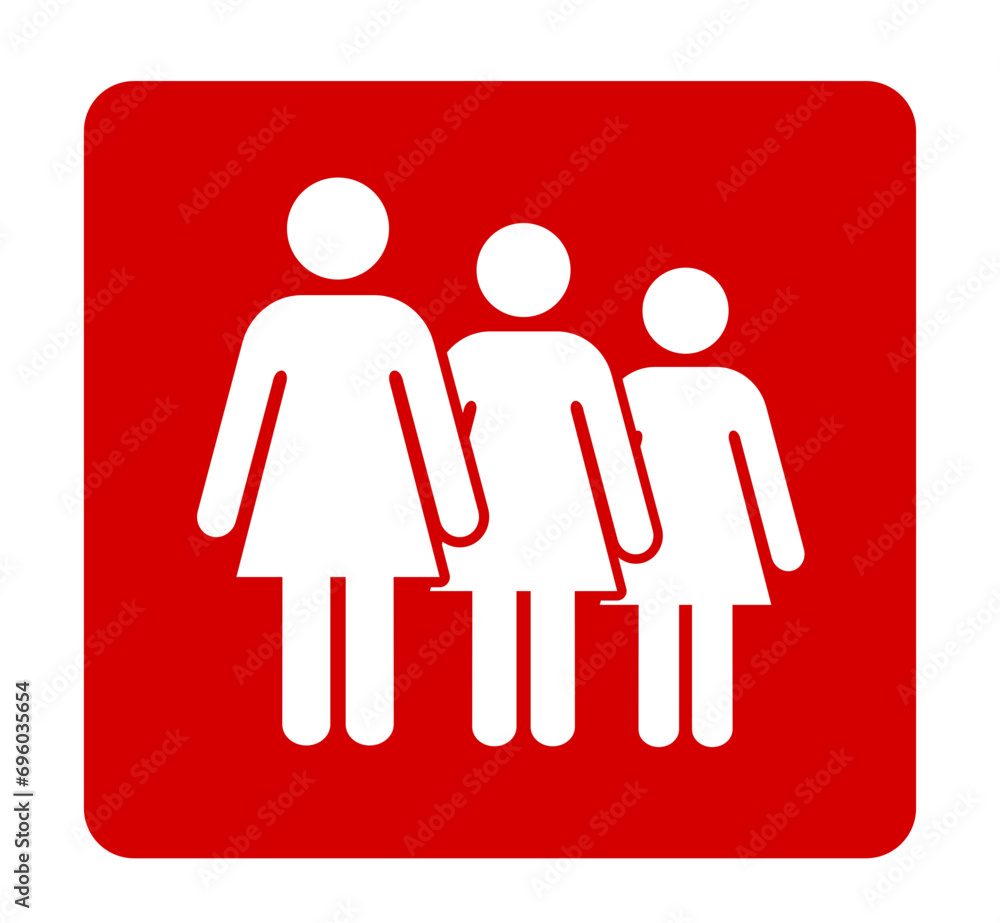 Symbol, ikona kobiet. Plik wektorowy. Symbol, ikona kobiet. Plik wektorowy.