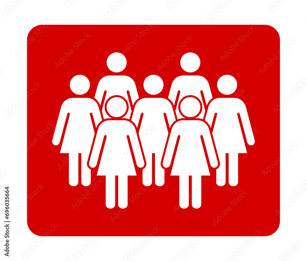 Symbol, ikona kobiet. Plik wektorowy. Symbol, ikona kobiet. Plik wektorowy.