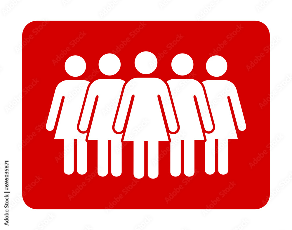 Symbol, ikona kobiet. Plik wektorowy. Symbol, ikona kobiet. Plik wektorowy.