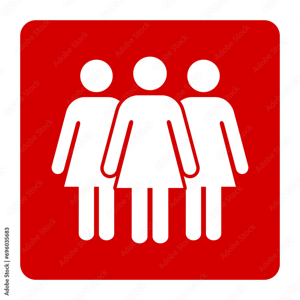 Symbol, ikona kobiet. Plik wektorowy. Symbol, ikona kobiet. Plik wektorowy.